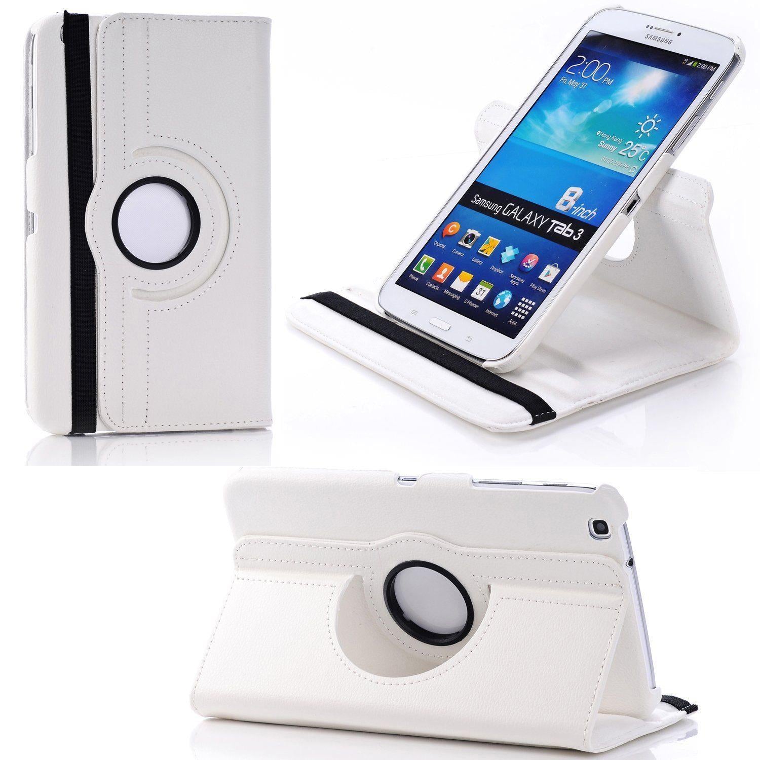 Étui Folio rotatif pour tablette Samsung Tab 3 8.0 Étui Folio rotatif pour tablette Samsung Tab 3 8.0